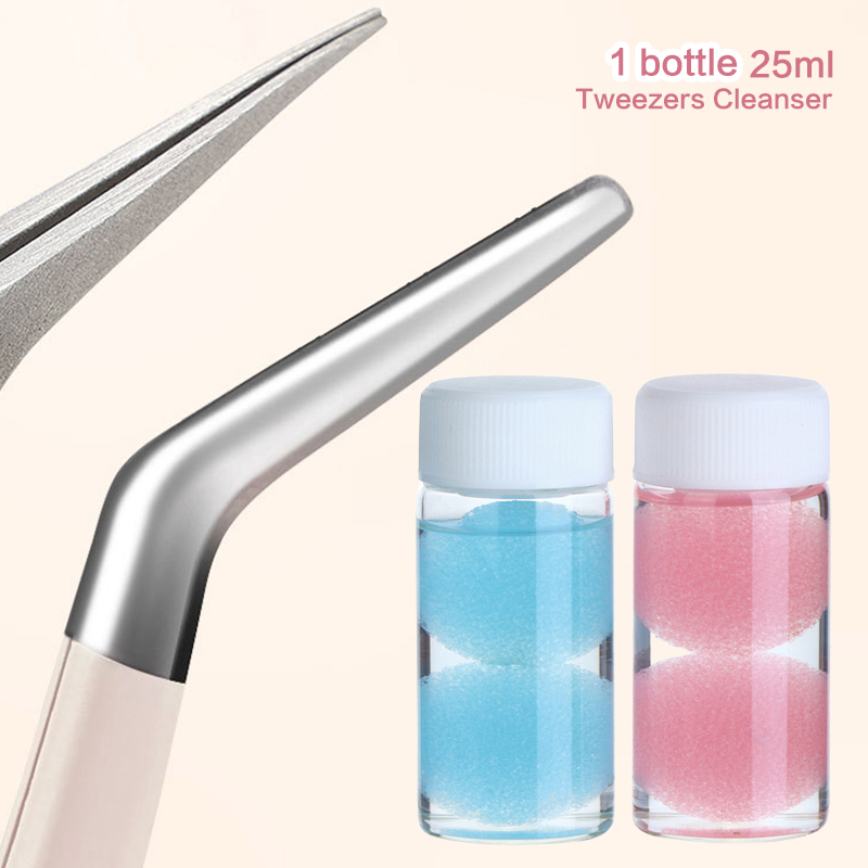 Lash Extension Tweezers - Eyelashes Tweezers Cleaner Lash Glue Extension