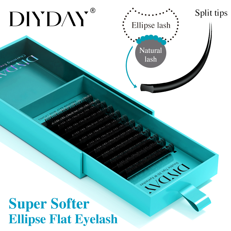 Eyelash Extension Supernatural - DIYDAY Ellipse Flat Eyelash Extensions 0.15