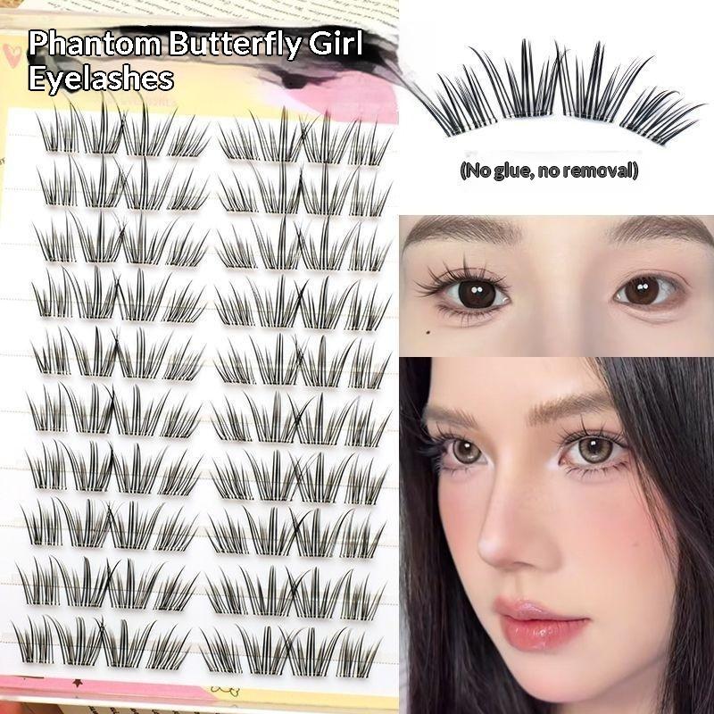 Eyelash Extension Glue - DIY Natural Feather Curl Lashes Glue-Free
