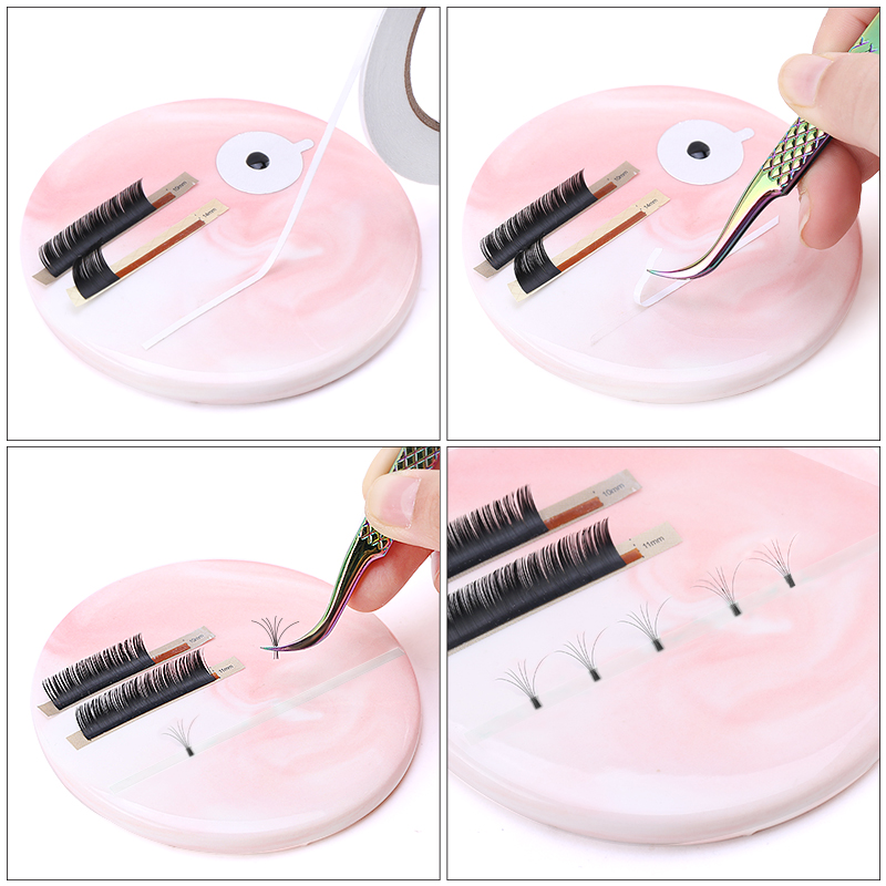 40m/Set Easy fan Tapes 3D Volu - Eyelash Extension Fan recension och pris