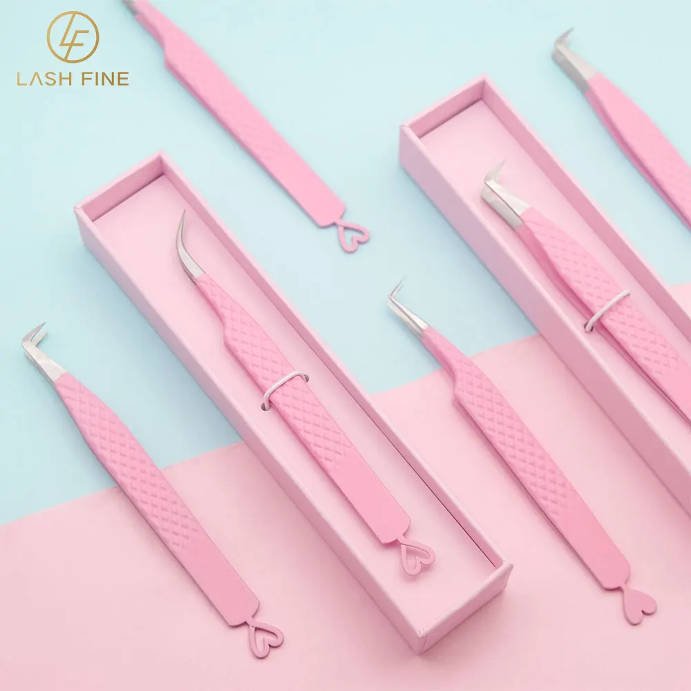 Heart-Shaped Eyelash Extension - Lash Extension Tweezers recension och pris