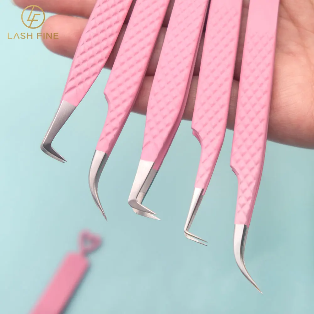 Heart-Shaped Eyelash Extension - Lash Extension Tweezers recension och pris