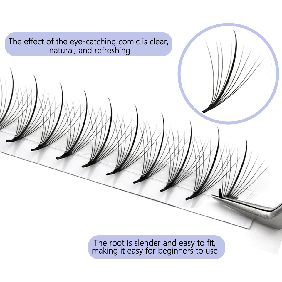 AGUUD 3D 5D 7D 9D 11D 13D 15D  - Eyelash Extension Hybrid recension och pris