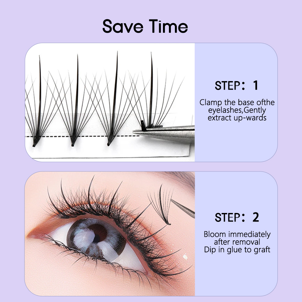 AGUUD 3D 5D 7D 9D 11D 13D 15D  - Eyelash Extension Hybrid recension och pris