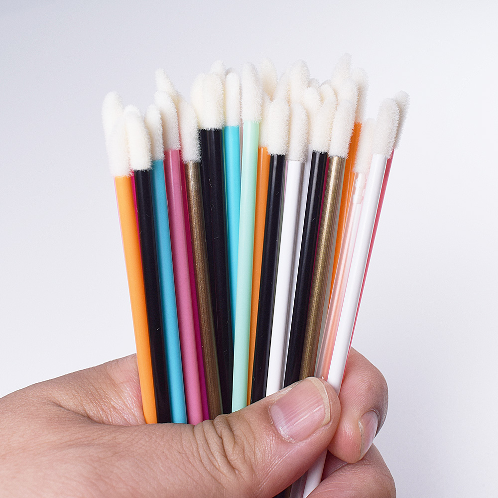 50Pcs Disposable Lip Brush Eye - Eyelash Extension Vendor recension och pris