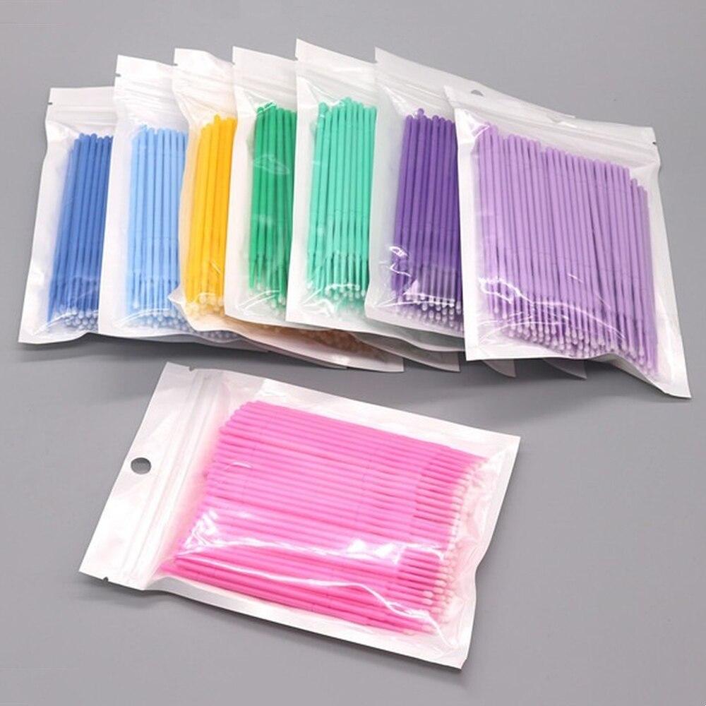 100pcs/lot Micro Brushes Make  - Eyelash Extension Vendor recension och pris