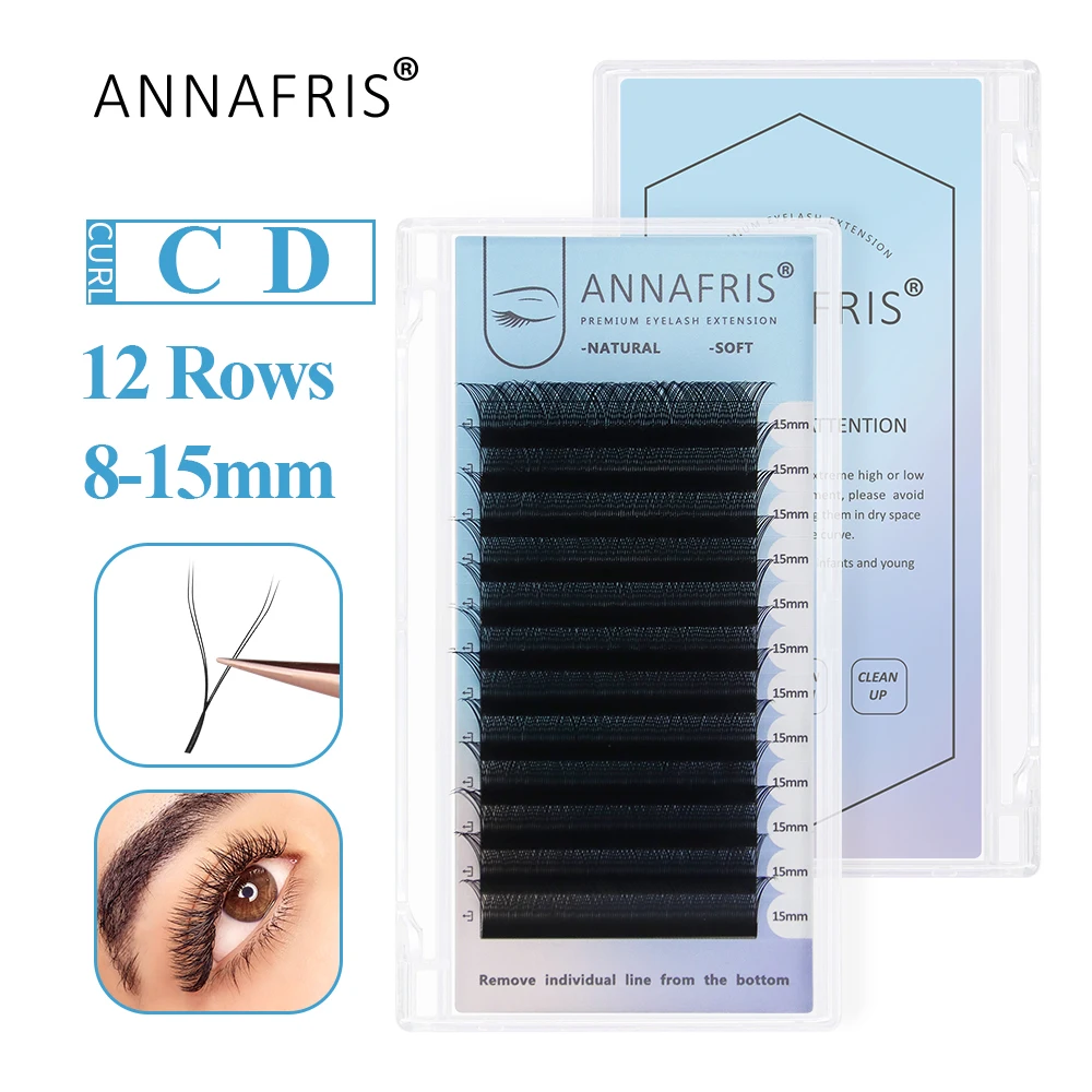 ANNAFRIS YY Shape Eyelash Exte - Eyelash Extension Double Lash recension och pris