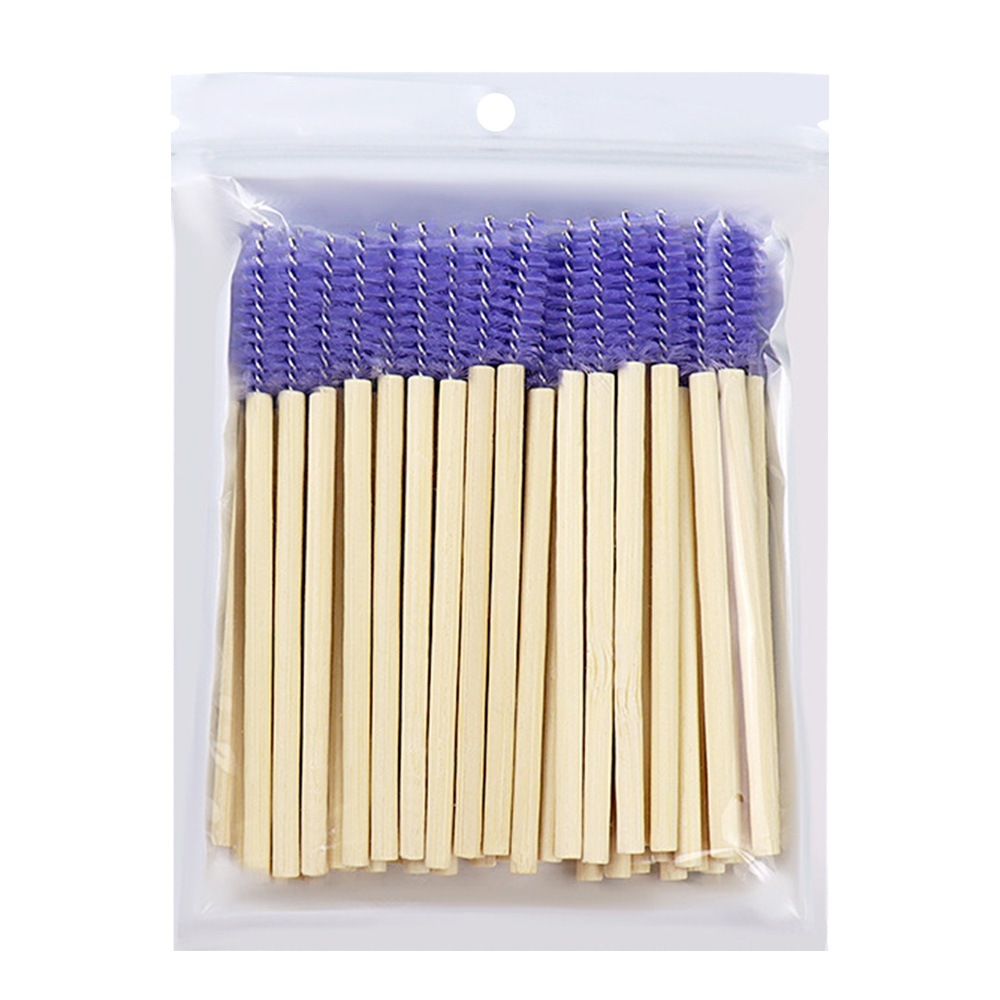 50Pcs Bamboo Handle Eyelash Br - Eyelash Extension Vendor recension och pris