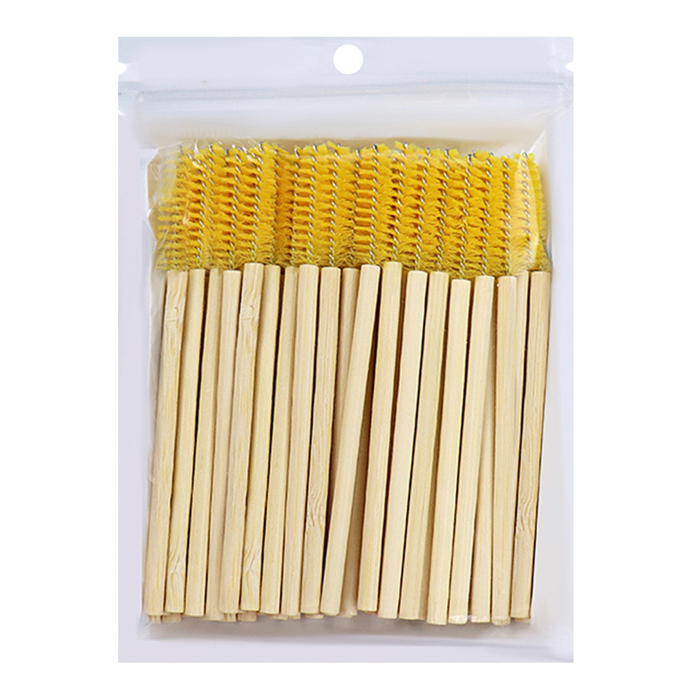 50Pcs Bamboo Handle Eyelash Br - Eyelash Extension Vendor recension och pris