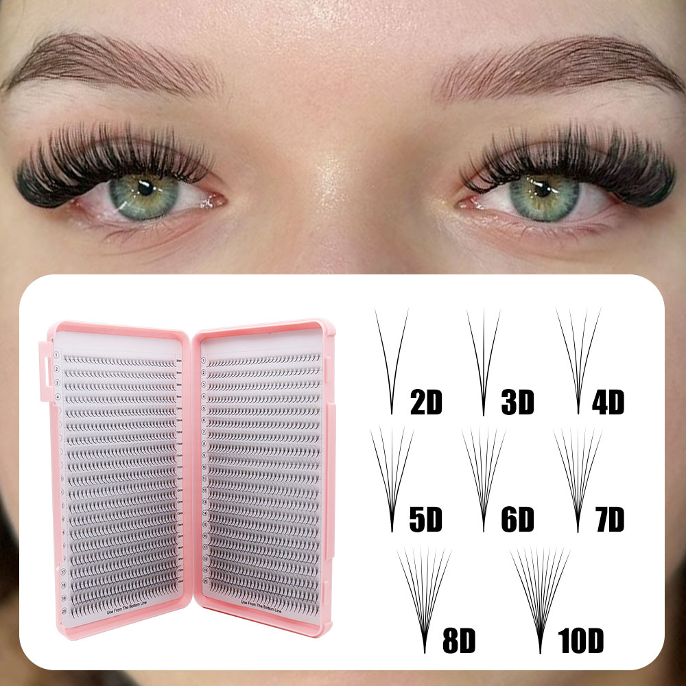 XXL Tray PBT Hybrid Premade La - Eyelash Extension Hybrid recension och pris