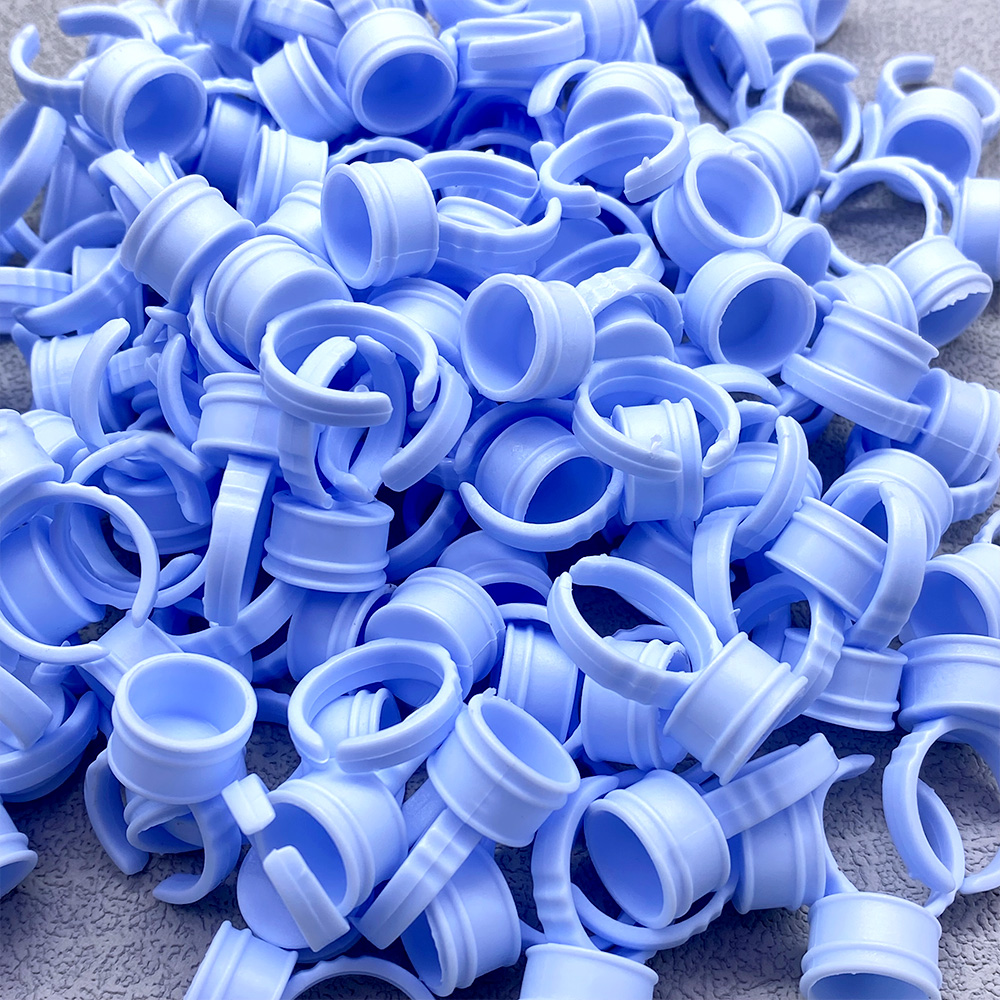 100Pcs Glue Rings For Lashes G - Eyelash Extension Double Lash recension och pris
