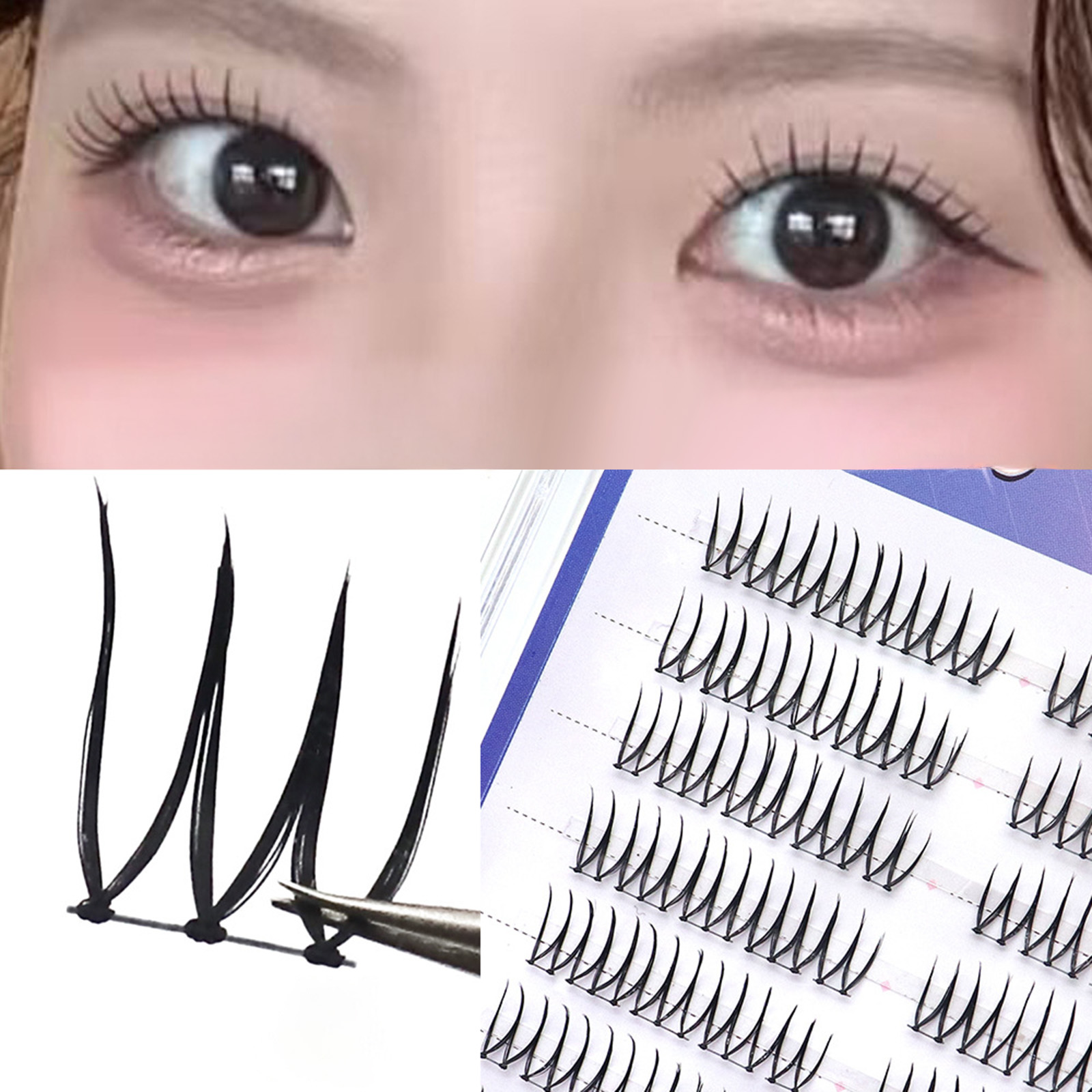Korean Idol Style False Eyelas - Eyelash Extension Korean recension och pris