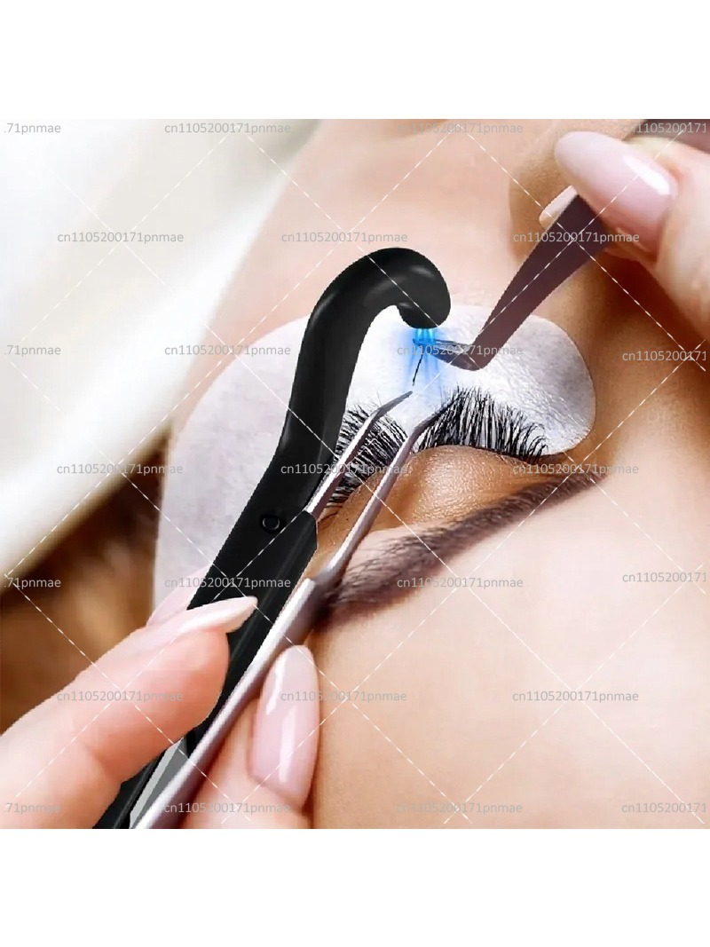 Wireless UV LED Lash Tweezer L - Lash Extension Tweezers recension och pris