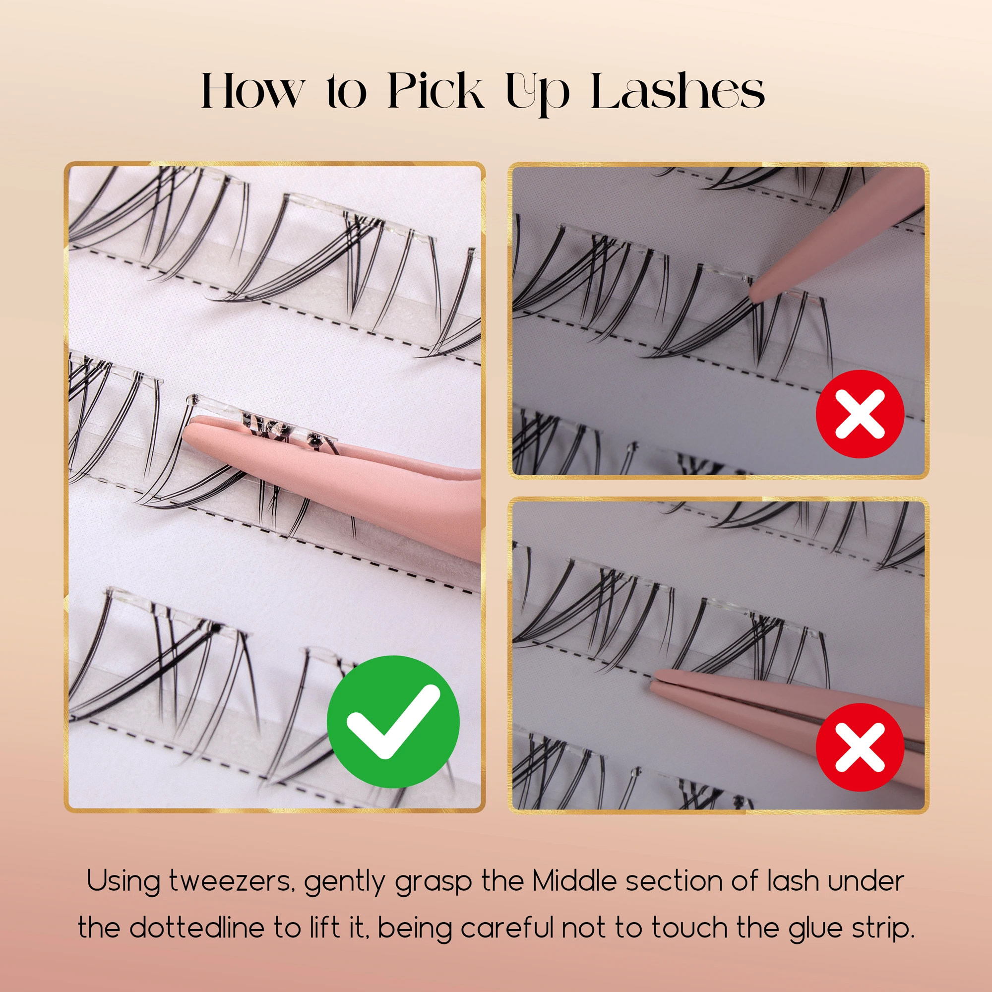 Befer No Glue Needed Lower Las - Eyelash Extension Glue recension och pris