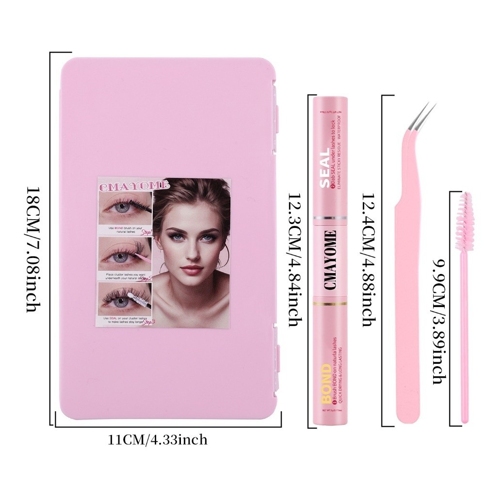 Bond and Seal False Eyelashes  - Eyelash Extension Volume recension och pris