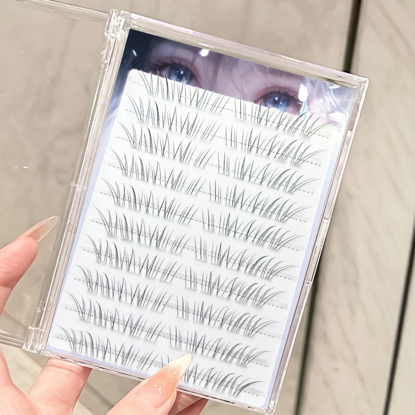 Korean Style False Eyelashes B - Eyelash Extension Korean recension och pris