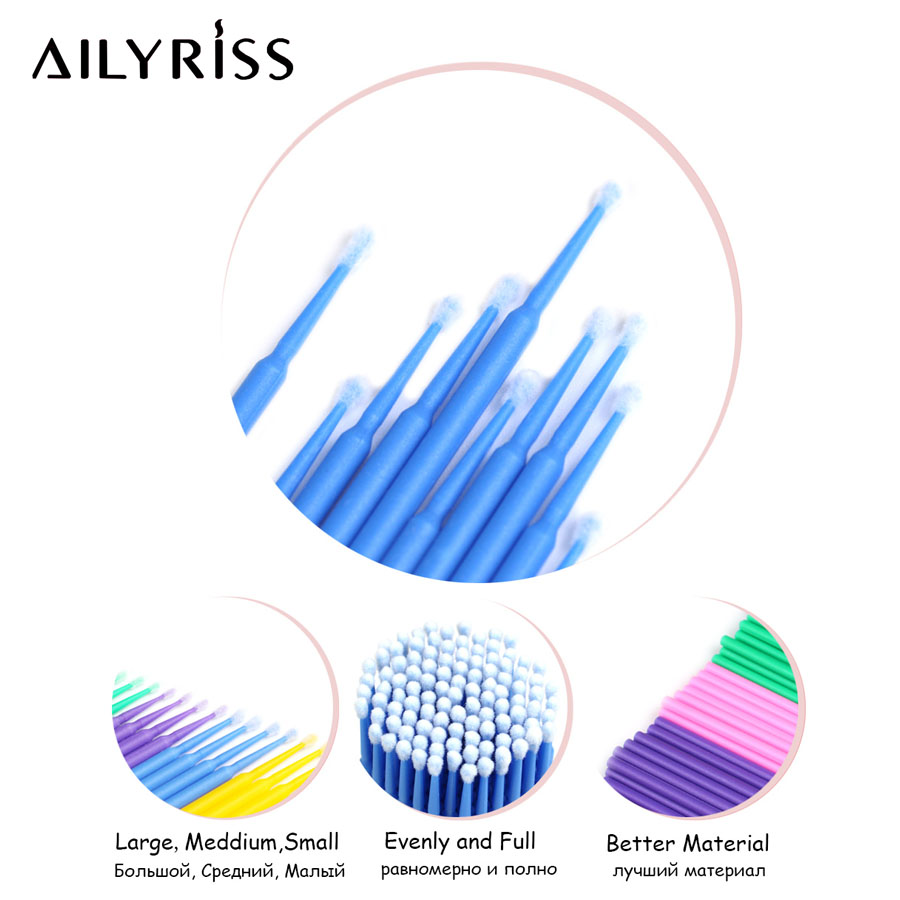 500pcs/lot Disposable Applicat - Eyelash Extension Vendor recension och pris