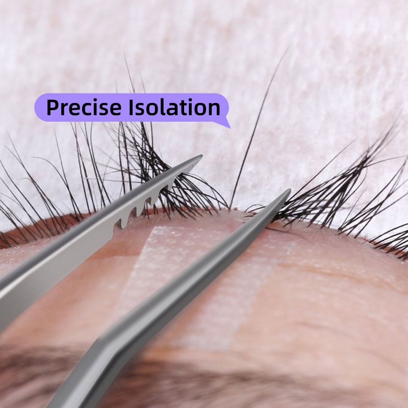 Gear Tip Eyelash Tweezers Stai - Lash Extension Tweezers recension och pris