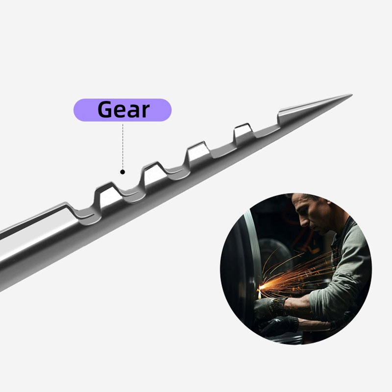 Gear Tip Eyelash Tweezers Stai - Lash Extension Tweezers recension och pris