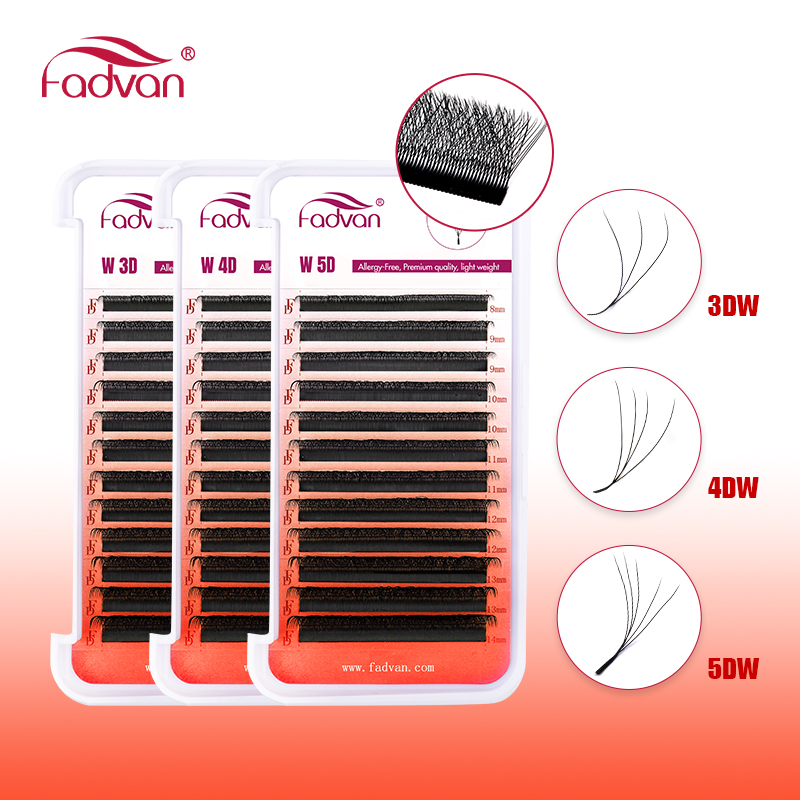 FADVAN W 3D 4D 5D 8-12/8-14mm  - Eyelash Extension Hybrid recension och pris