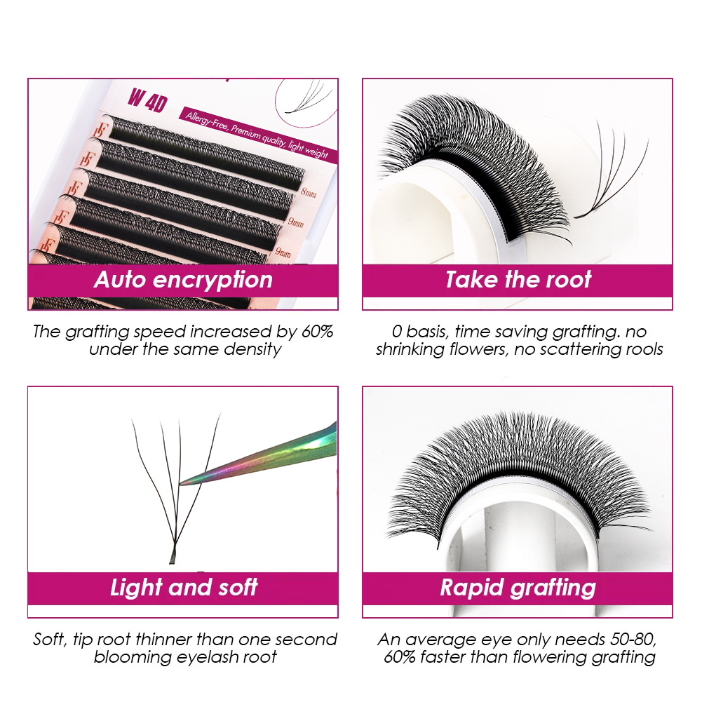 FADVAN W 3D 4D 5D 8-12/8-14mm  - Eyelash Extension Hybrid recension och pris