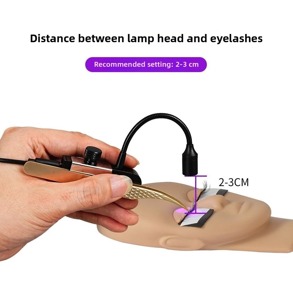 Portable UV Light for Lash Ext - Lash Extension Tweezers recension och pris