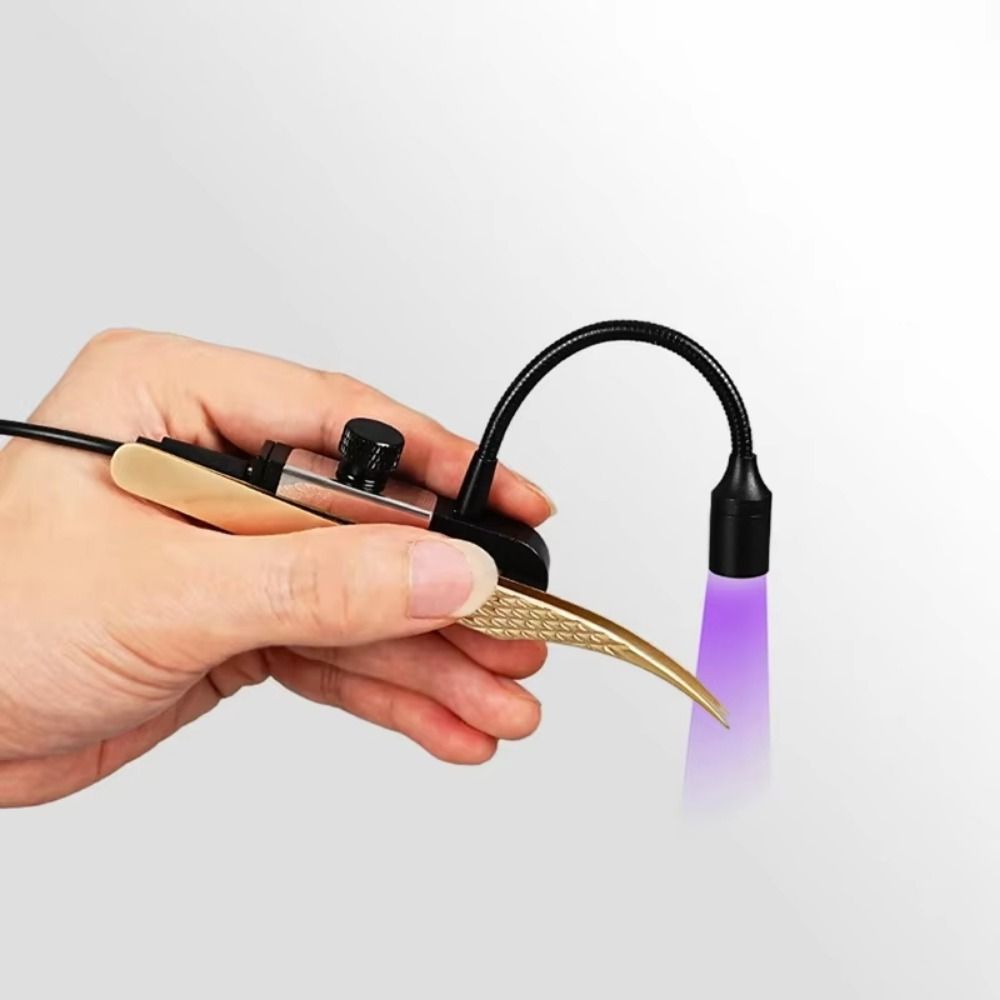 Portable UV Light for Lash Ext - Lash Extension Tweezers recension och pris