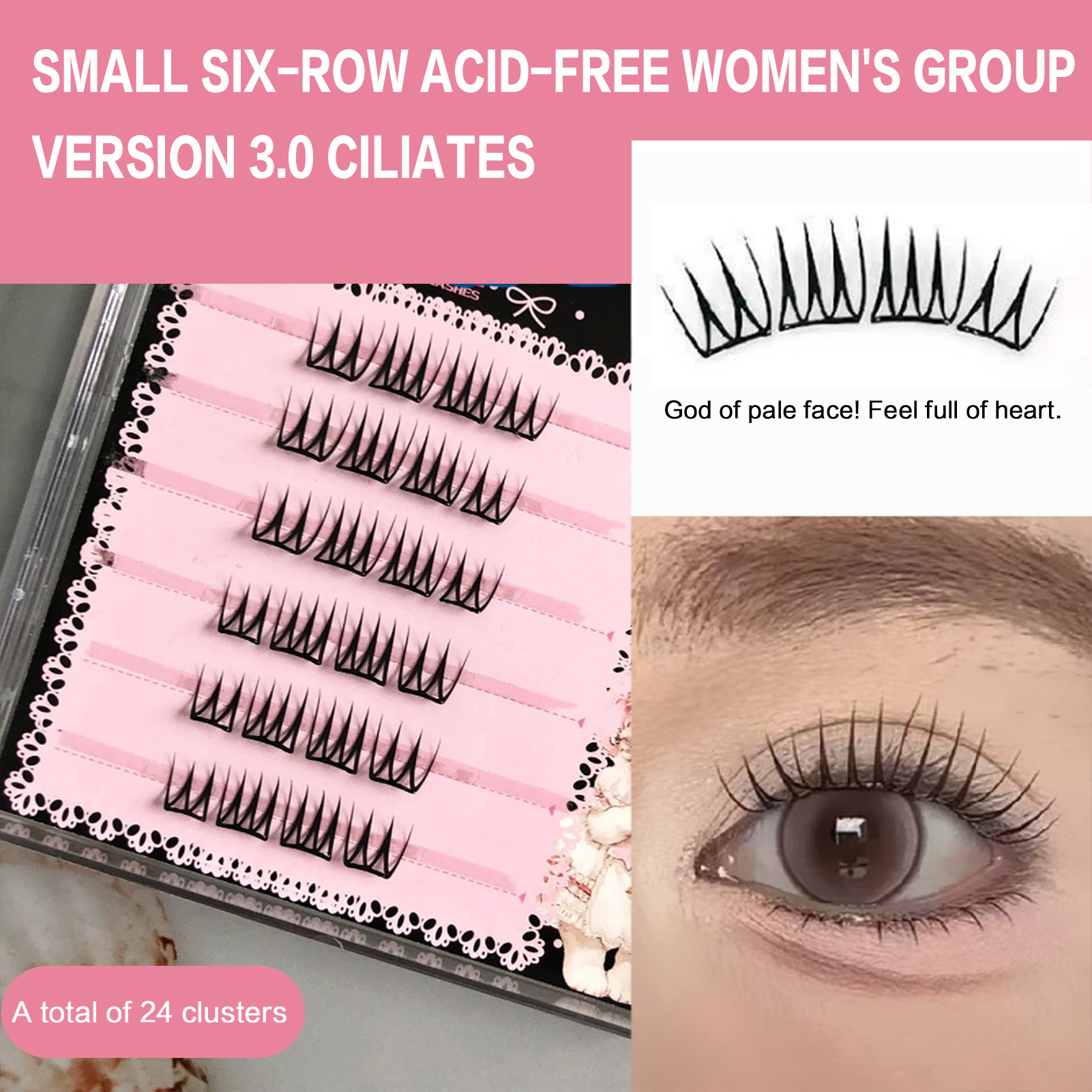 Korean Style Single Cluster Ey - Eyelash Extension Korean recension och pris