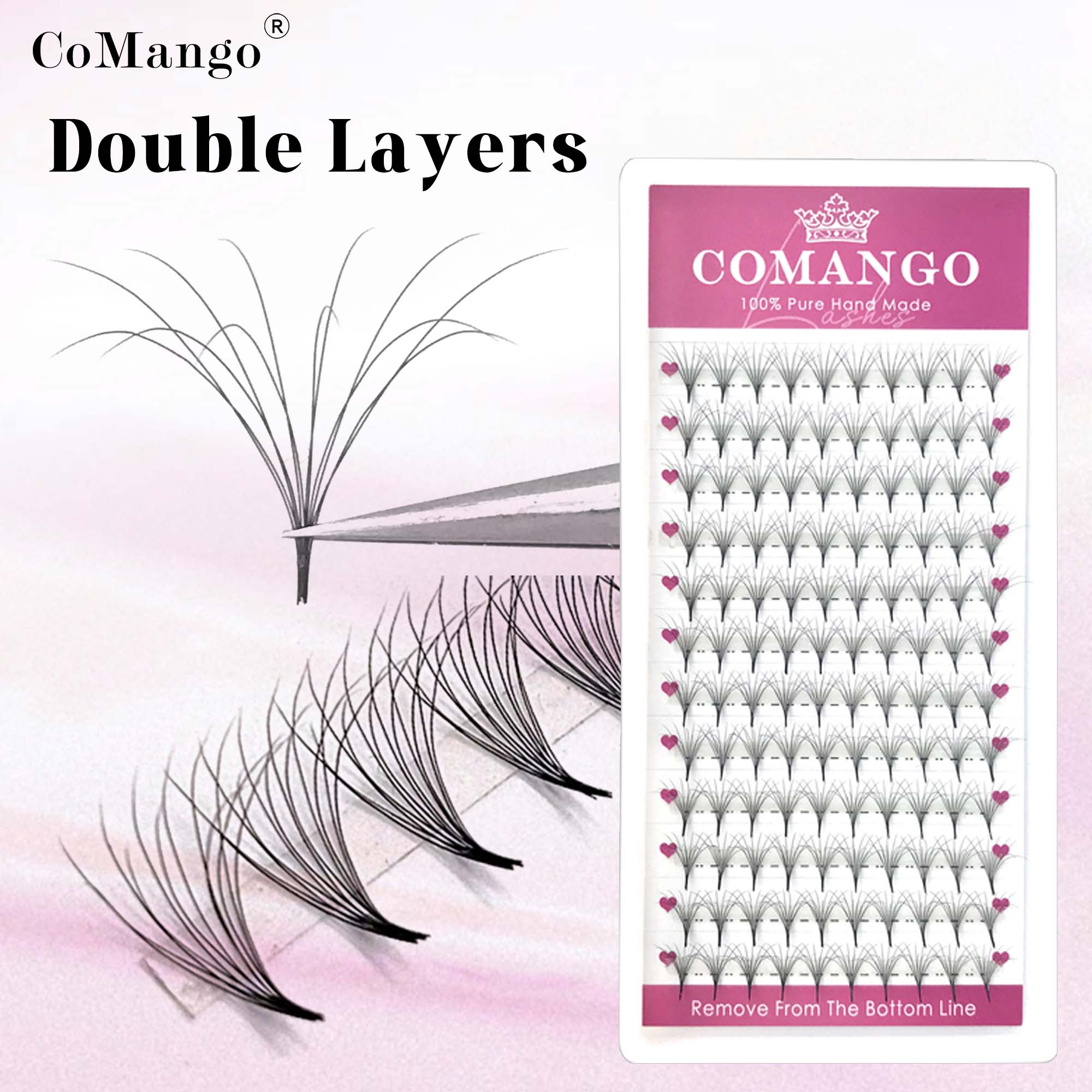 CoMango Double-Layer Fluffy Pr - Eyelash Extension Hybrid recension och pris