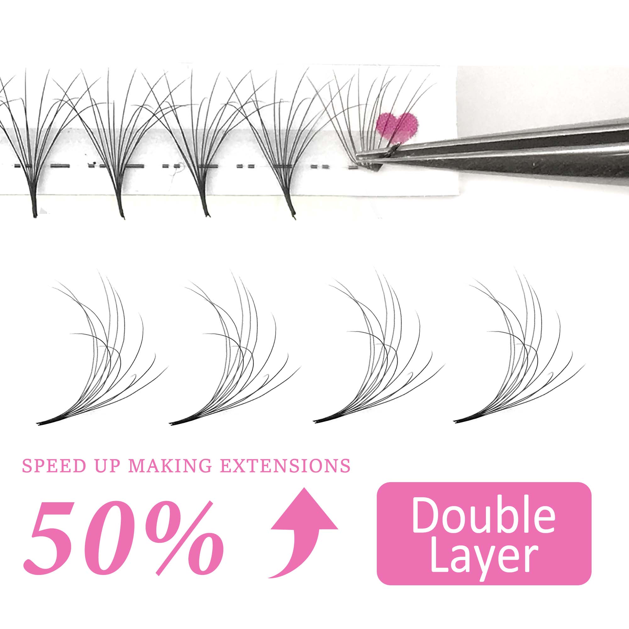 CoMango Double-Layer Fluffy Pr - Eyelash Extension Hybrid recension och pris