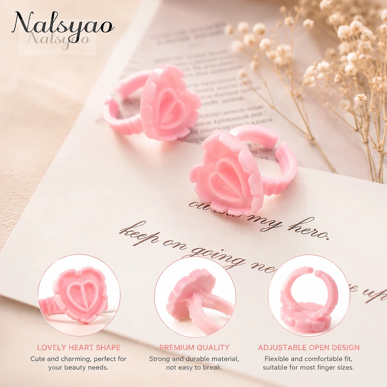 Eyelash Extension Glue Rings 1 - Eyelash Extension Fan recension och pris