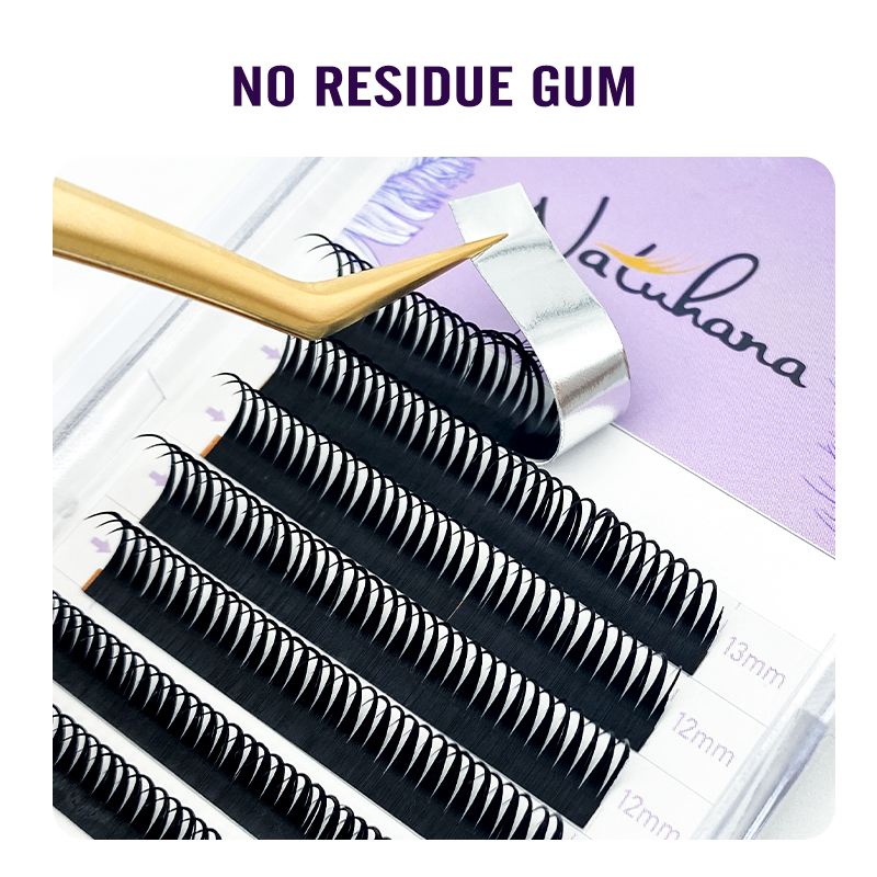 NATUHANA New 0.07mm Wet Eyelas - Eyelash Extension Hybrid recension och pris