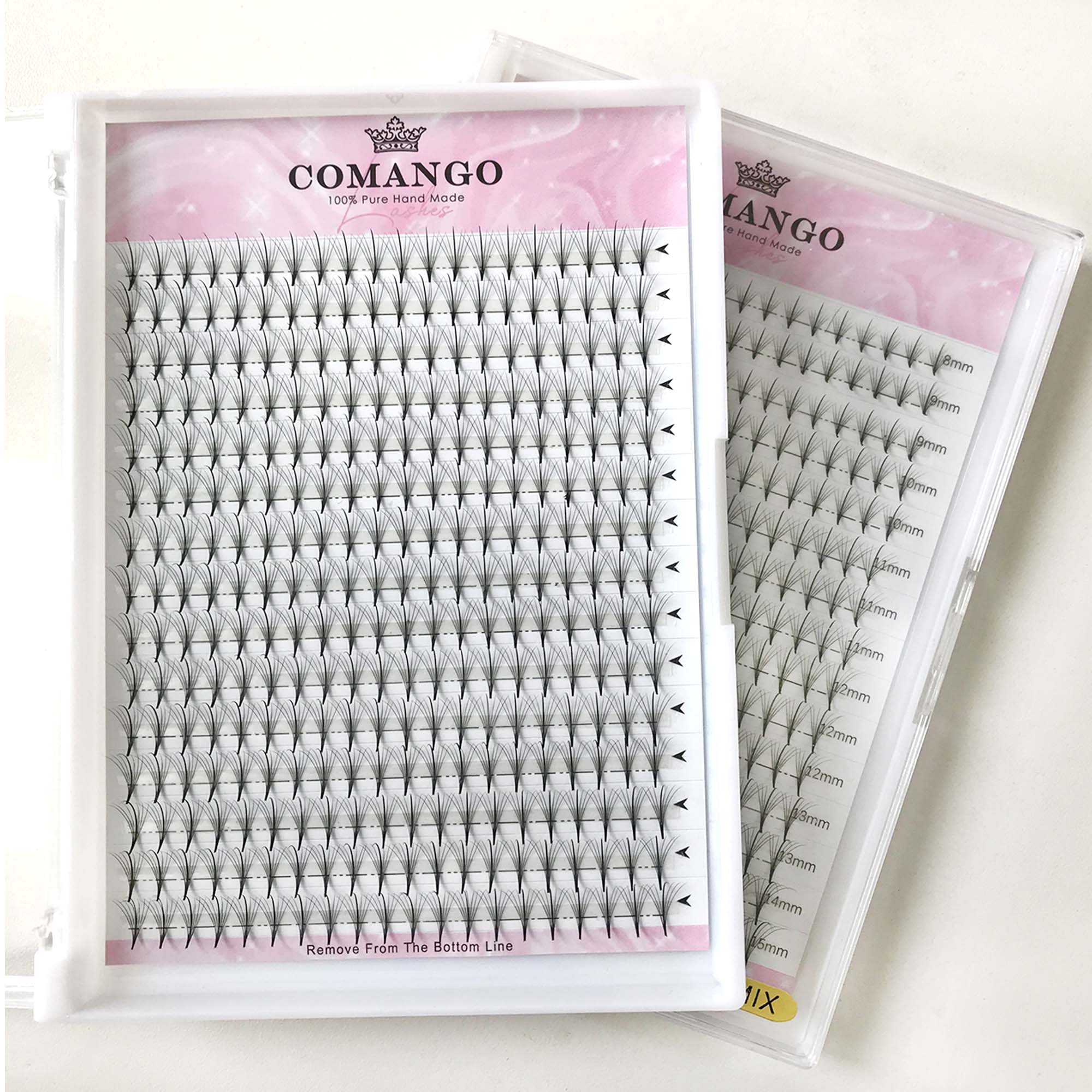 7D 300Fans Thin Pointy Base Pr - Eyelash Extension Hybrid recension och pris