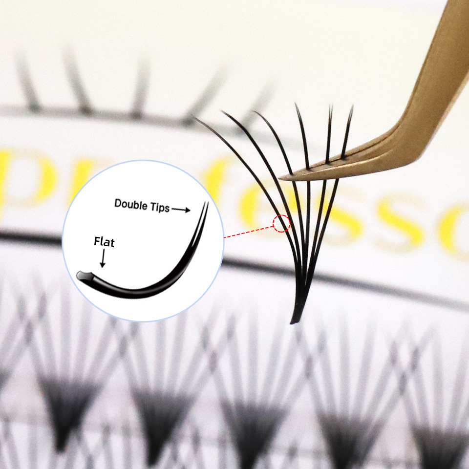 Flat Premade Fans Thin Root Ey - Eyelash Extension Supernatural recension och pris