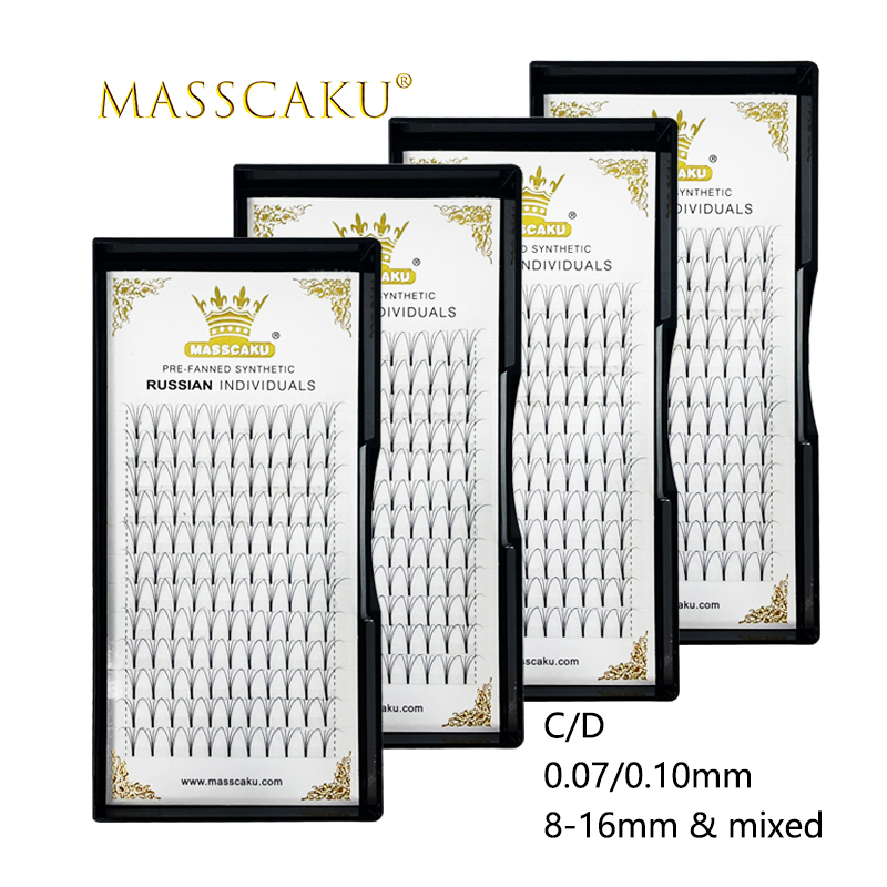 Wholesale 12 Lines 3D 4D 5D 6D - Eyelash Extension Double Lash recension och pris
