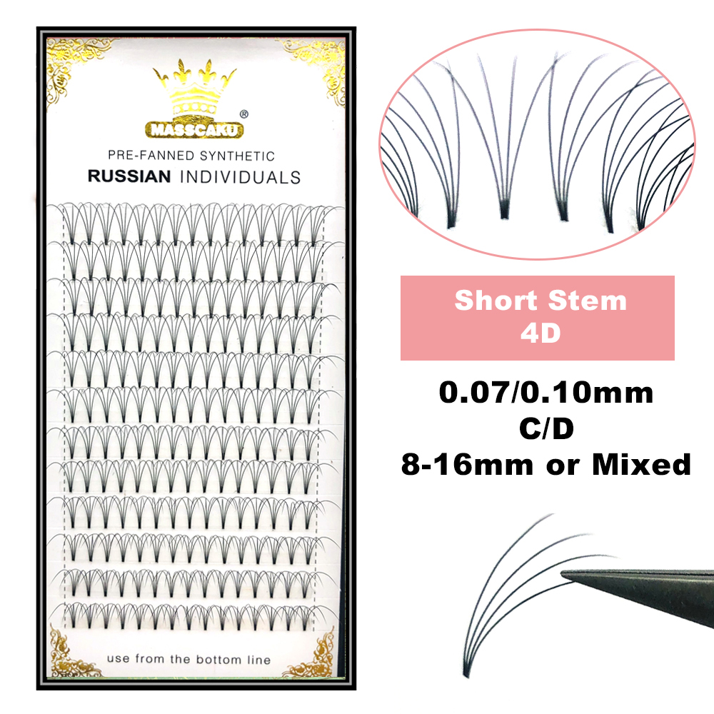 Wholesale 12 Lines 3D 4D 5D 6D - Eyelash Extension Double Lash recension och pris