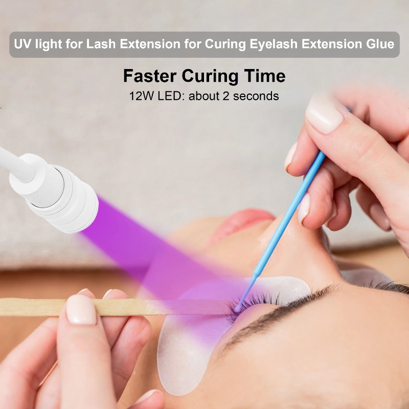 UV Eyelash Lamp Grafting Exten - Eyelash Extension Glue recension och pris