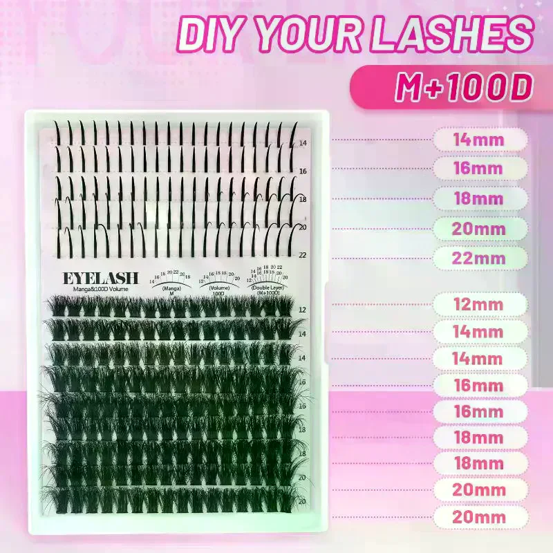 Lash Clusters Kit Lash Spikes  - Eyelash Extension Volume recension och pris