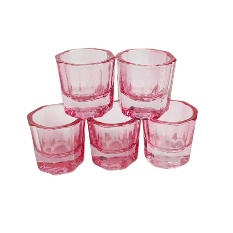 5pcs Glass Dappen Dish For Nai - Eyelash Extension Or Lash Lift recension och pris