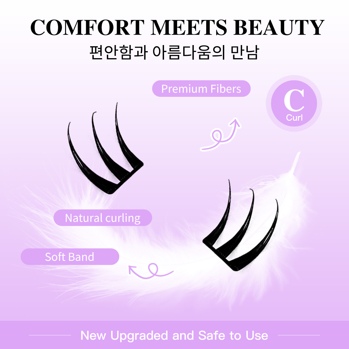 Segmented Lashes Cluster Ultra - Eyelash Extension Double Lash recension och pris