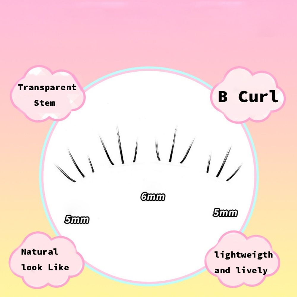 Korean Lower Eyelashes 3D Mink - Eyelash Extension Korean recension och pris