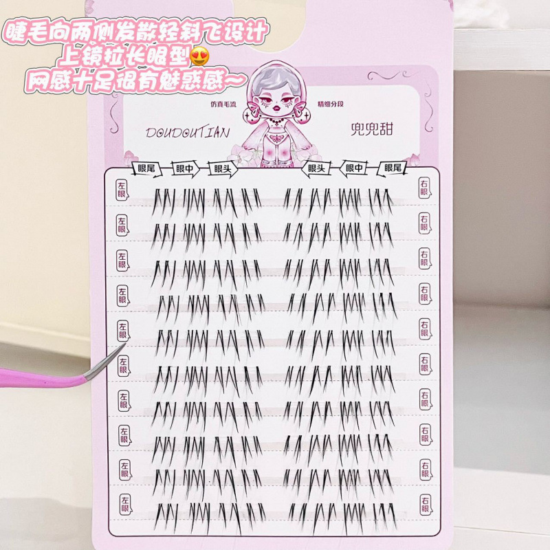 Korean Style Natural Looking F - Eyelash Extension Korean recension och pris