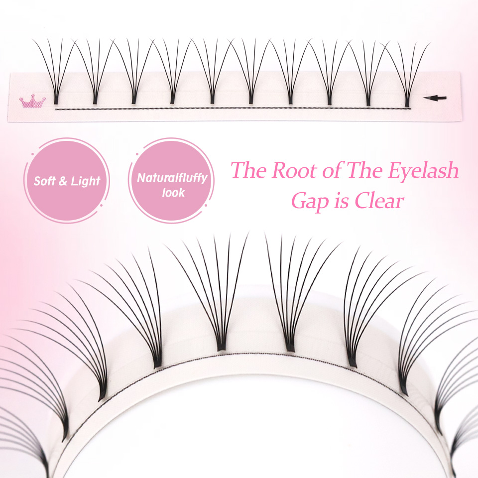 Rujade Premade Volume Fans Sho - Eyelash Extension Double Lash recension och pris