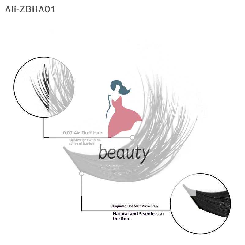 3D Faux Mink Lashes Wispy Eyel - Eyelash Extension Volume recension och pris
