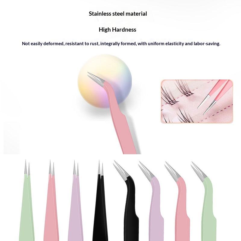 Stainless Steel Tweezers  Prec - Eyelash Extension Volume recension och pris