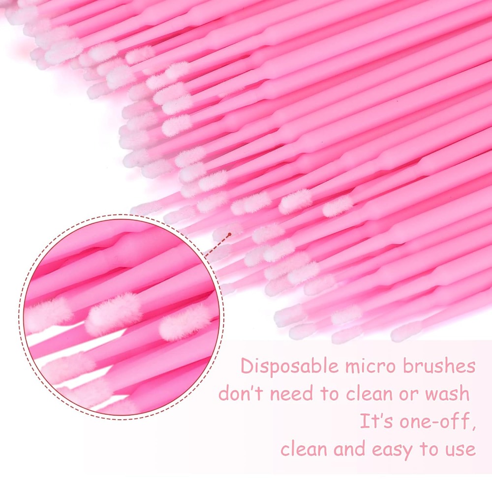 500PCS Disposable Micro Cotton - Eyelash Extension Glue recension och pris