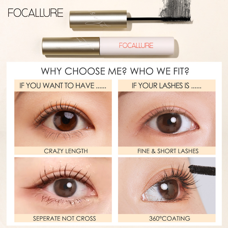 FOCALLURE 4d Eyelash Mascara N - Eyelash Extension Supernatural recension och pris