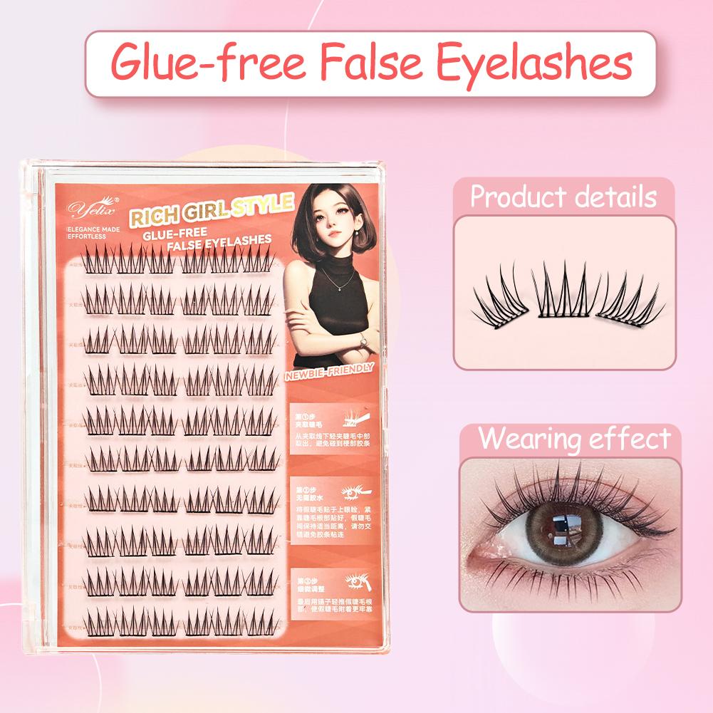 Korean Glue-free False Eyelash - Eyelash Extension Korean recension och pris